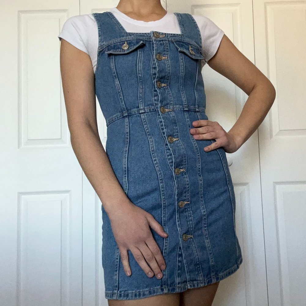 American Eagle Denim Button Up Dress Size 2